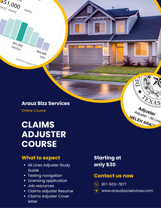 All lines adjuster Licensing class